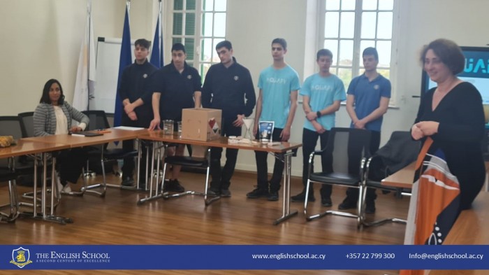 Aquafy Students Host A.G. Leventis Foundation President